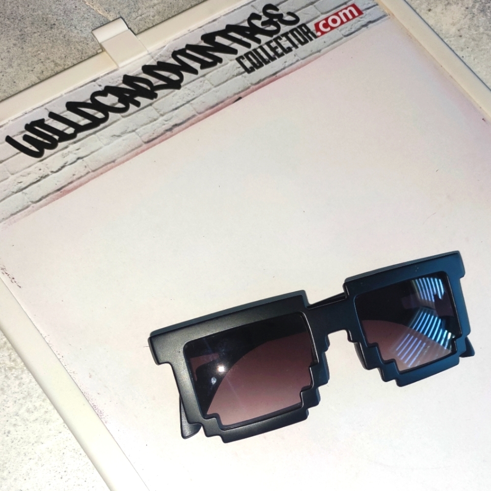 Retro 2000's Y2K Pixelated Digital style sunglasses